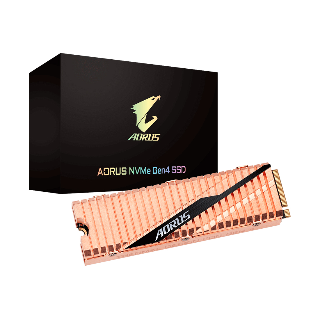 Твердотельный накопитель внутренний Gigabyte GP-ASM2NE6200TTTD AORUS 2TB M.2 PCI-E 4.0x4 — изображение 3